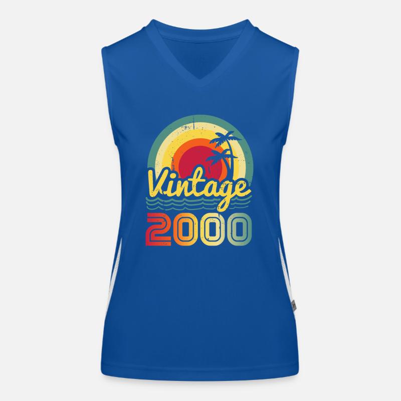 2000 Débardeur respirant contrasté Femme