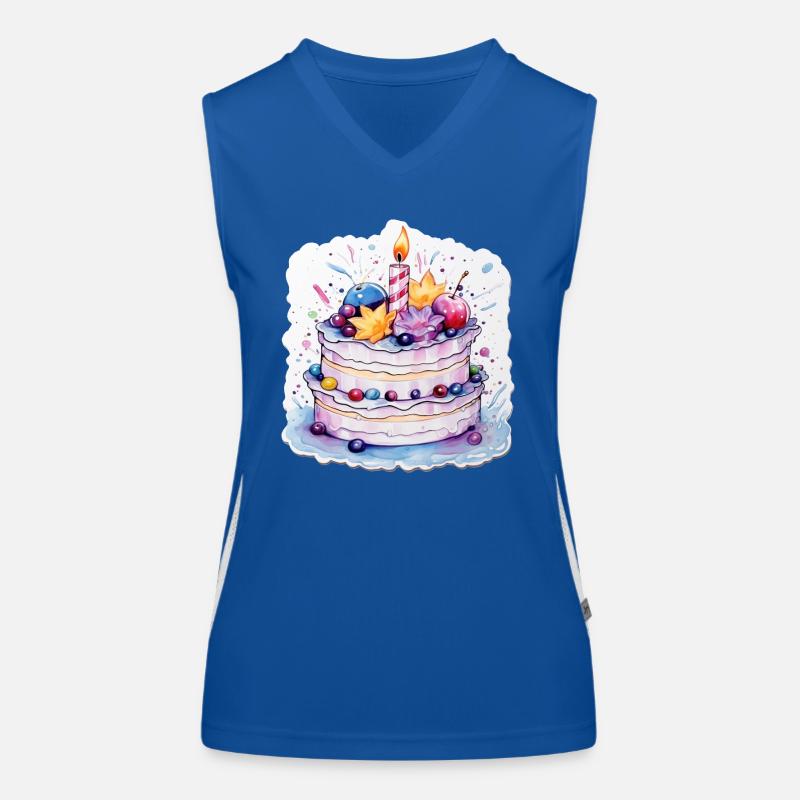 Torte Funktionelles Kontrast-Tank Top für Frauen