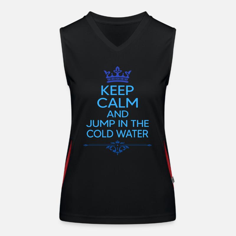 Eisbader Winterschwimmer kaltes Waser Kaltbader Funktionelles Kontrast-Tank Top für Frauen