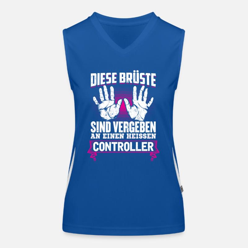 CONTROLLER - Brüste Funktionelles Kontrast-Tank Top für Frauen