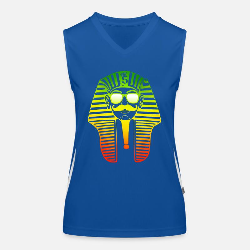Pharaon Swagg Rasta Funktionelles Kontrast-Tank Top für Frauen