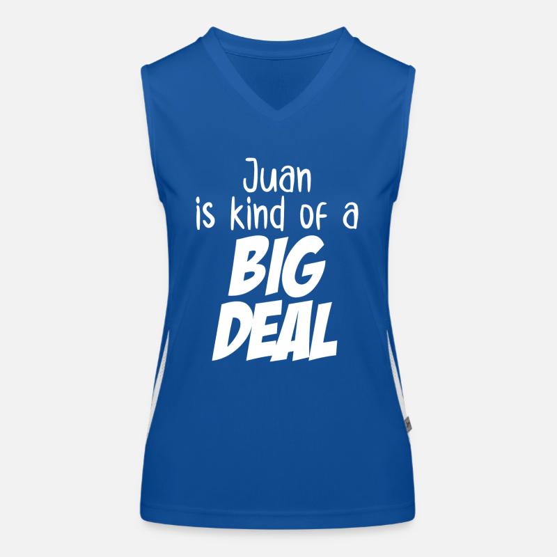 Juan ist eine große Sache Funktionelles Kontrast-Tank Top für Frauen
