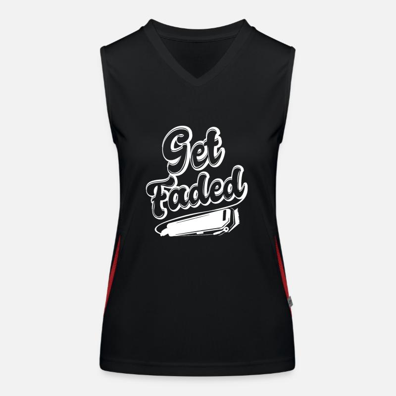 Werden Sie verblasst, Friseur Retro Funktionelles Kontrast-Tank Top für Frauen