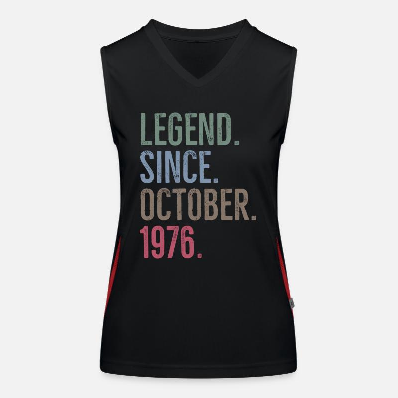 Legend Since October 1976 Women's Functional Contrast Tank Top
