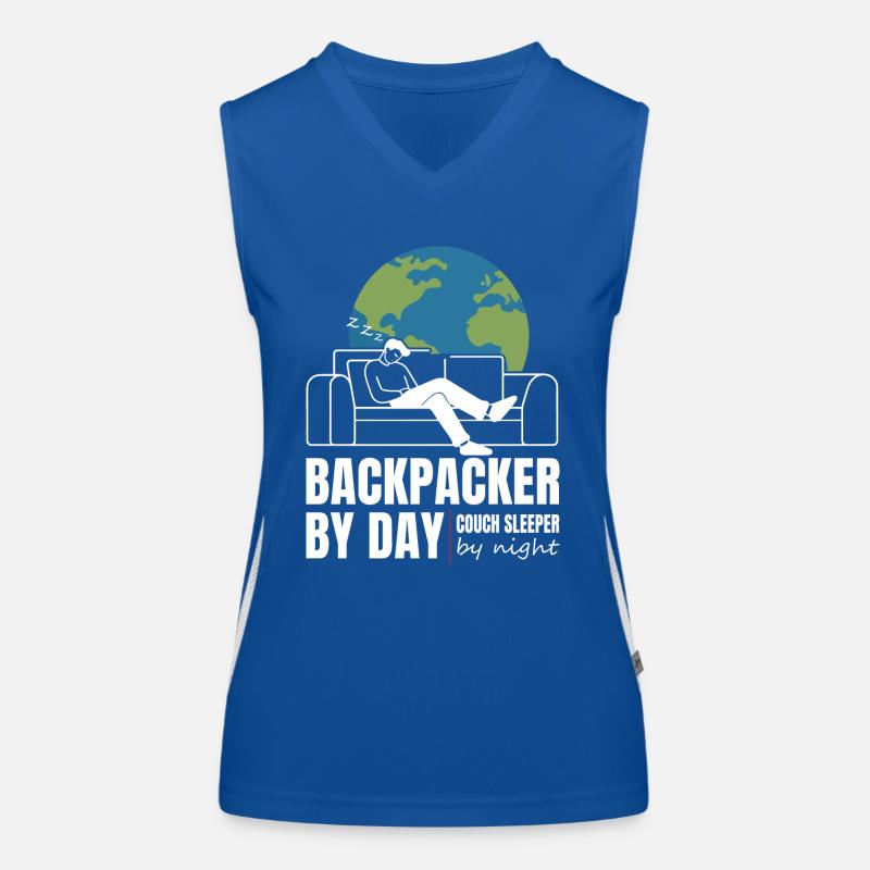 Backpacker le jour Couch Sleeper la nuit Débardeur respirant contrasté Femme
