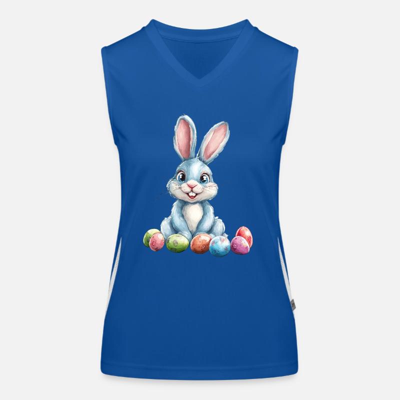 Lapin de Pâques Débardeur respirant contrasté Femme