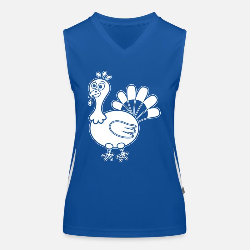 dinde Débardeur respirant contrasté Femme