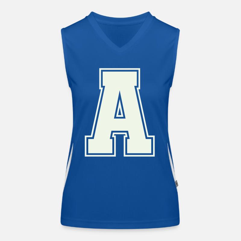 A Letter Women's Functional Contrast Tank Top