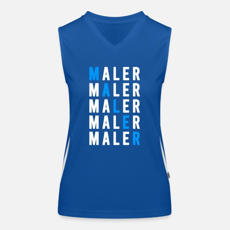 Maler Funktionelles Kontrast-Tank Top für Frauen