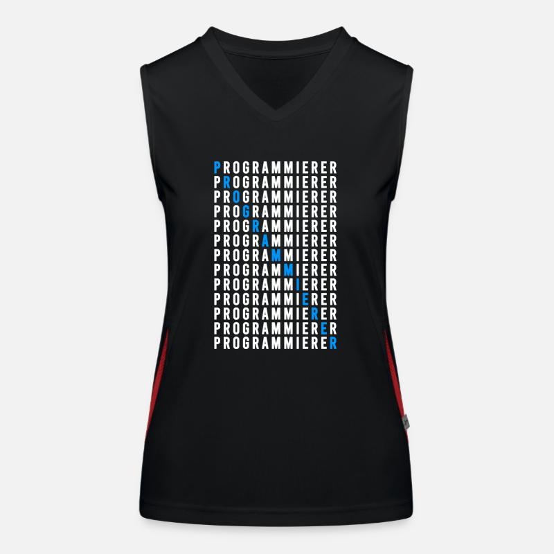 Programmierer Funktionelles Kontrast-Tank Top für Frauen
