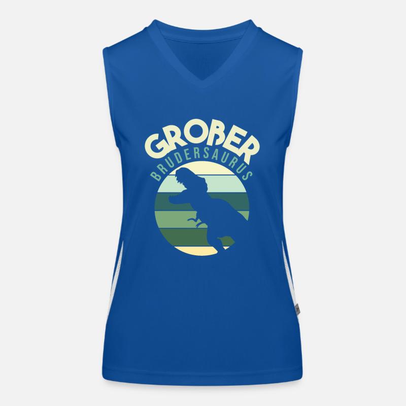 Großer Bruder Brudersaurus Funktionelles Kontrast-Tank Top für Frauen