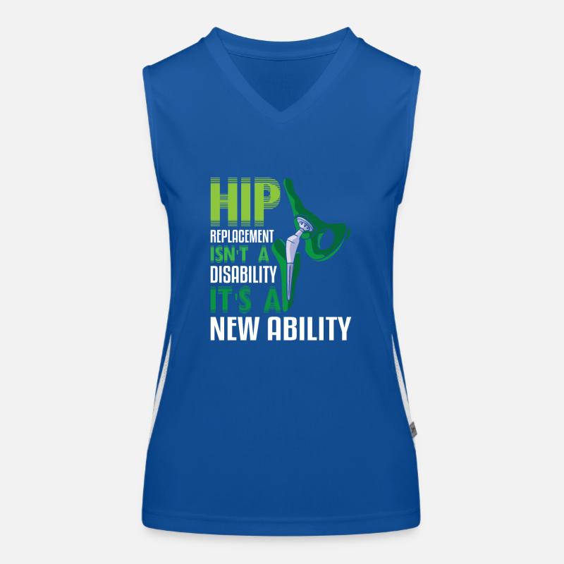 Hip Replacement Isn't a disability Funktionelles Kontrast-Tank Top für Frauen