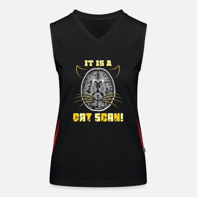 It Is a CAT SCAN Funktionelles Kontrast-Tank Top für Frauen