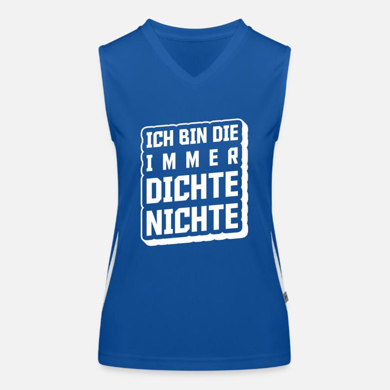 Ich bin die immer dichte Nichte Funktionelles Kontrast-Tank Top für Frauen