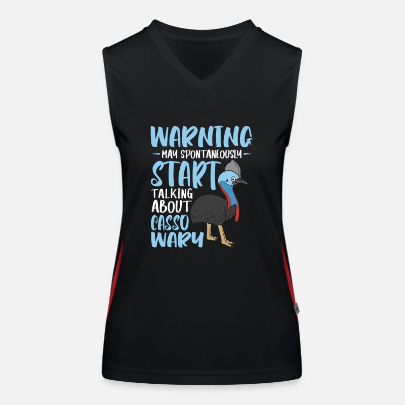 start talking about Cassowary Funktionelles Kontrast-Tank Top für Frauen