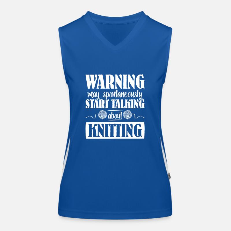 start talking about Knitting Funktionelles Kontrast-Tank Top für Frauen