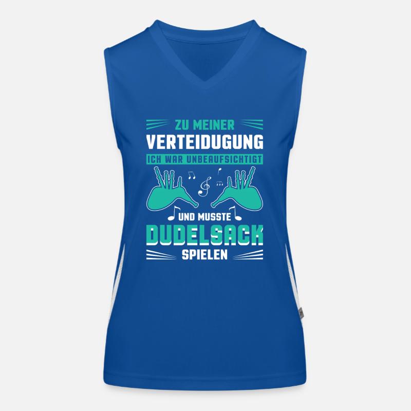 Dudelsackspieler Dudelsack Männer Geschenk Funktionelles Kontrast-Tank Top für Frauen