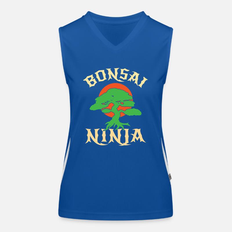 Bonsai Tree Funktionelles Kontrast-Tank Top für Frauen