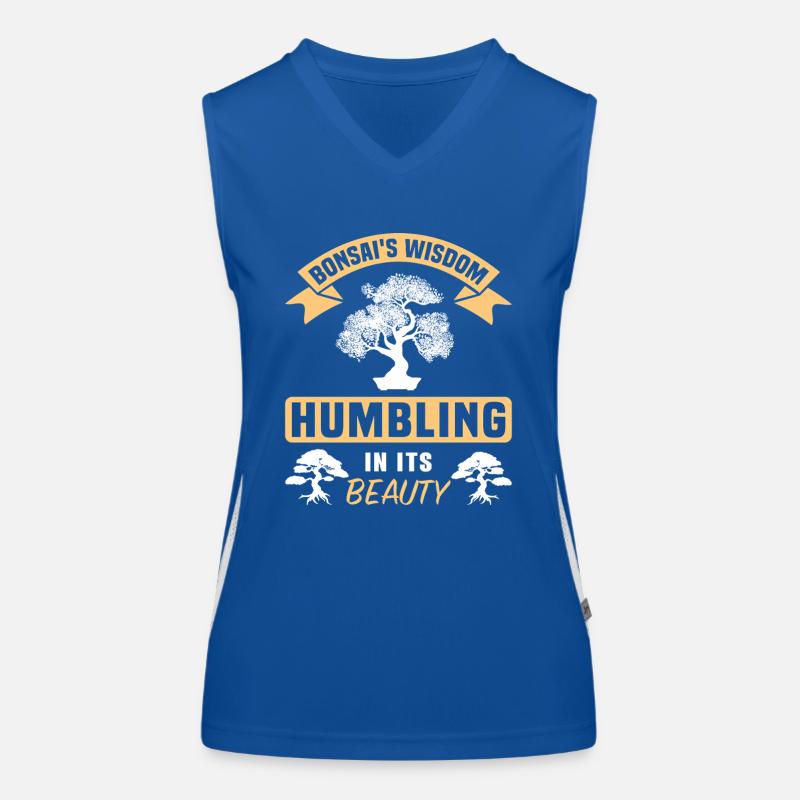 Bonsai Tree Funktionelles Kontrast-Tank Top für Frauen