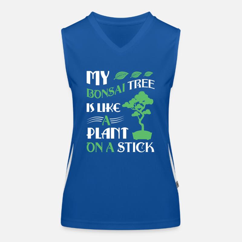 Bonsai Tree Funktionelles Kontrast-Tank Top für Frauen