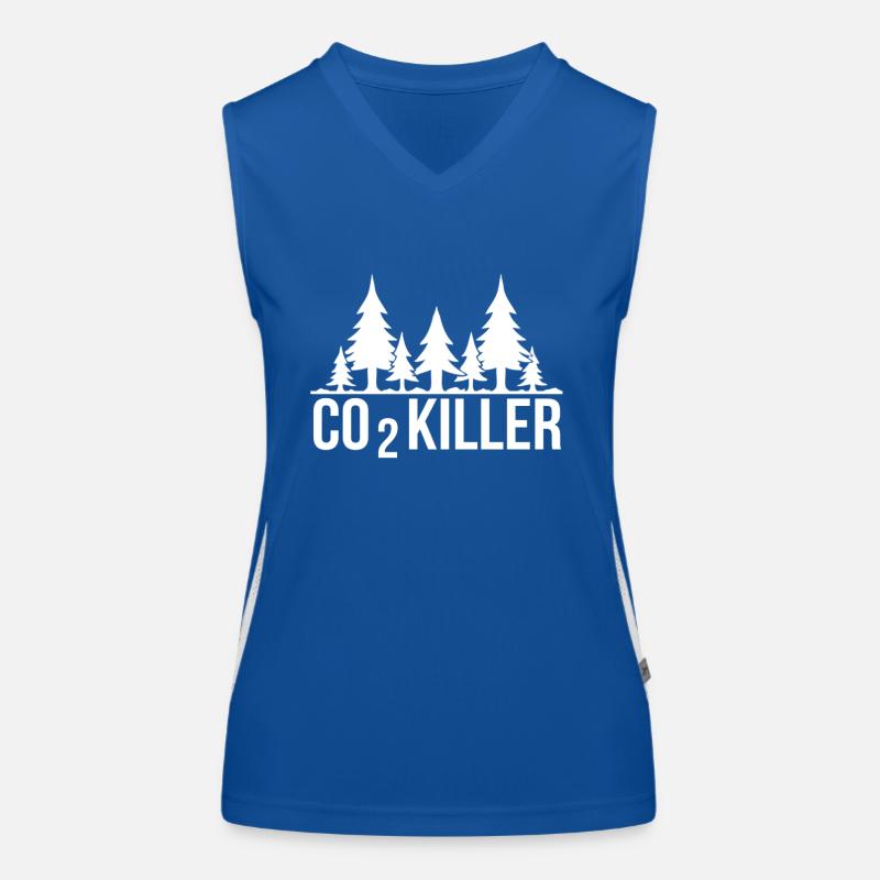 Klimaschutz Funktionelles Kontrast-Tank Top für Frauen