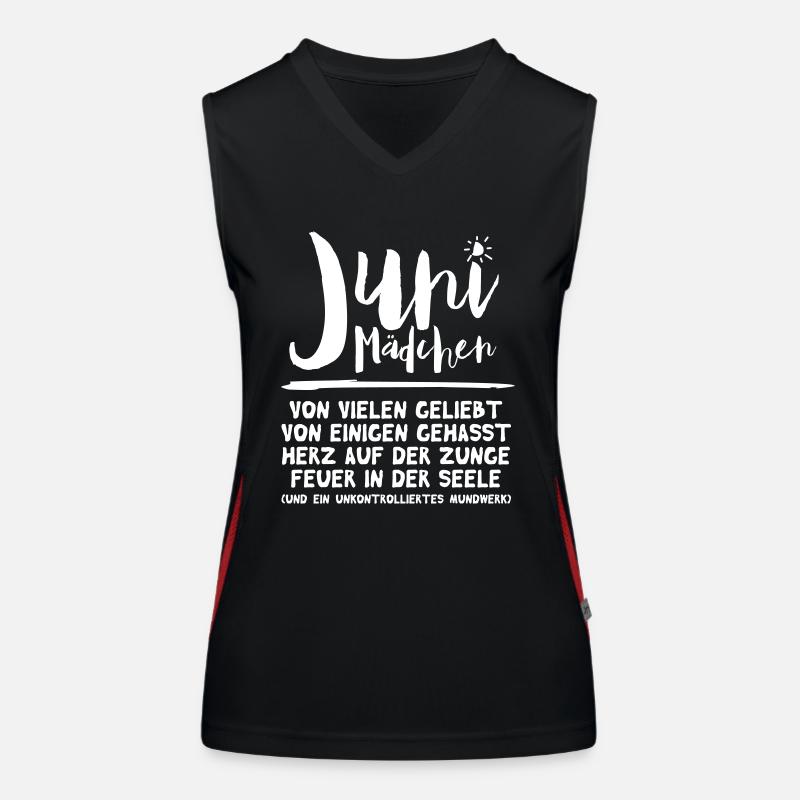 Juni Mädchen Funktionelles Kontrast-Tank Top für Frauen