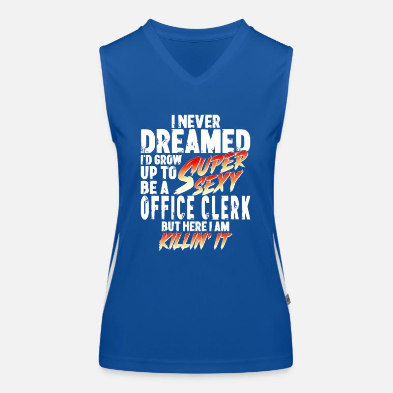 Super Sexy Office Worker Office Work Gift Women's Functional Contrast Tank Top