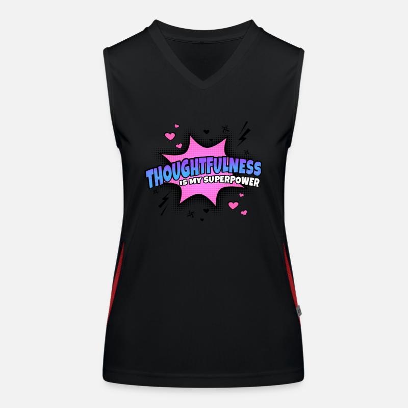 Assertiveness is my superpower Women's Functional Contrast Tank Top