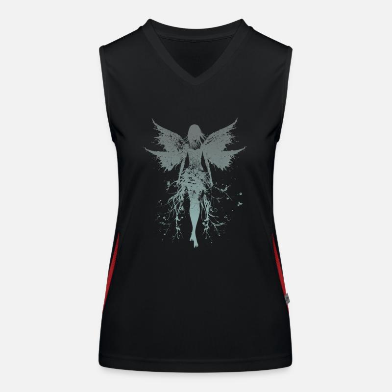 Dark Fairycore Aesthetic Fee Grunge Pixiecore Funktionelles Kontrast-Tank Top für Frauen