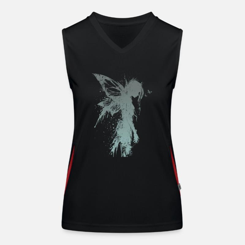 Dark Fairycore Aesthetic Pixiecore Mythpunk Fee Funktionelles Kontrast-Tank Top für Frauen