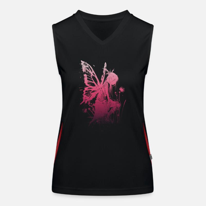 Frais d’esthétique Dark Fairycore Pixiecore Mythpunk Débardeur respirant contrasté Femme