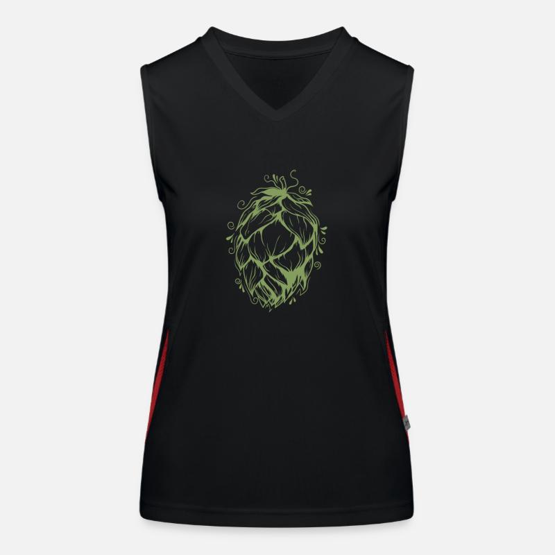 Hops Brew beer yourself Women's Functional Contrast Tank Top