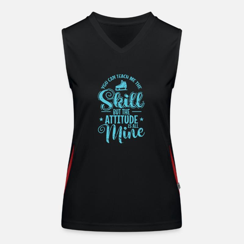 You can Teach me the Skill Skating Women's Functional Contrast Tank Top