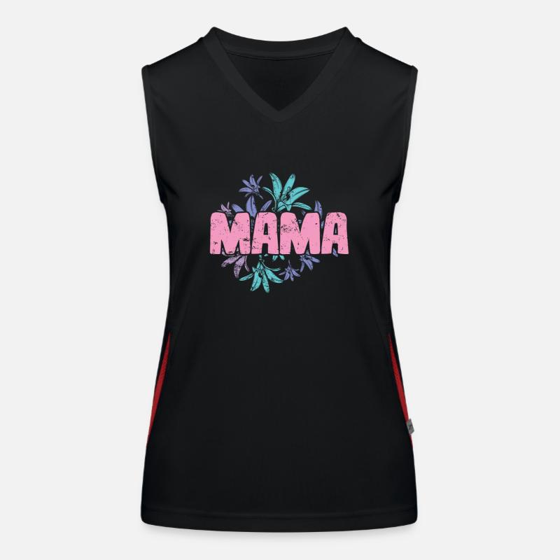 Danke Mama Mami Muttertag Funktionelles Kontrast-Tank Top für Frauen