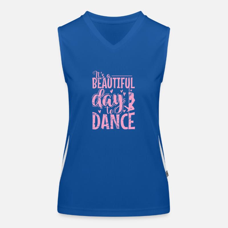 It's a Bautiful Day to Dance Poledance Stange Funktionelles Kontrast-Tank Top für Frauen