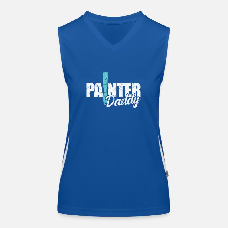 Painter Daddy Beruf Maler und Lackierer Funktionelles Kontrast-Tank Top für Frauen