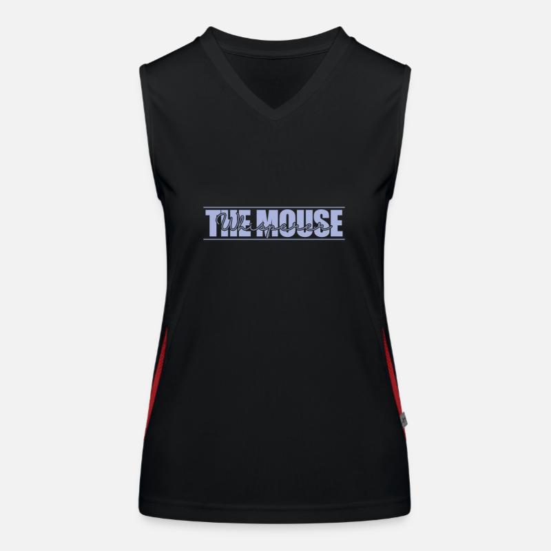 The Mouse Whisperer Nagetier Käse Funktionelles Kontrast-Tank Top für Frauen
