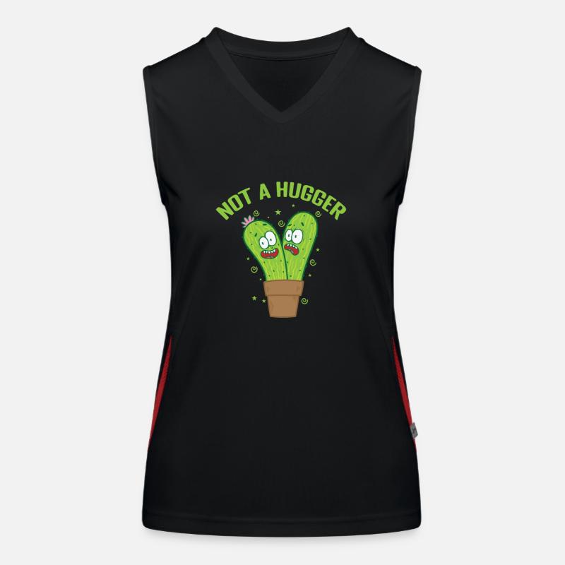 Pas une plante de cactus Hugger Débardeur respirant contrasté Femme