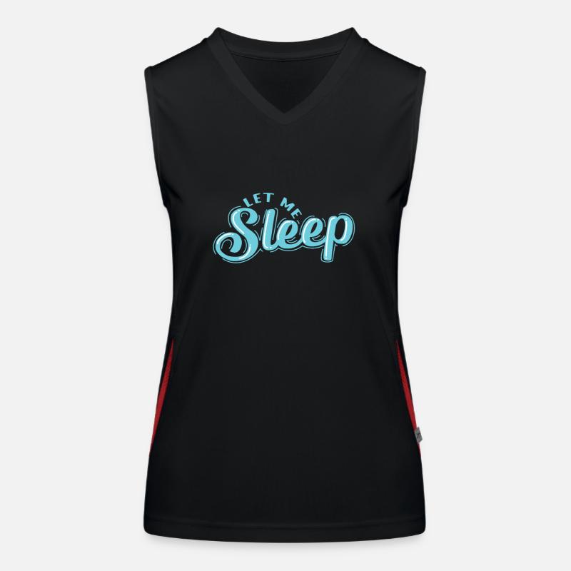 Let Me Sleep Tired Women's Functional Contrast Tank Top