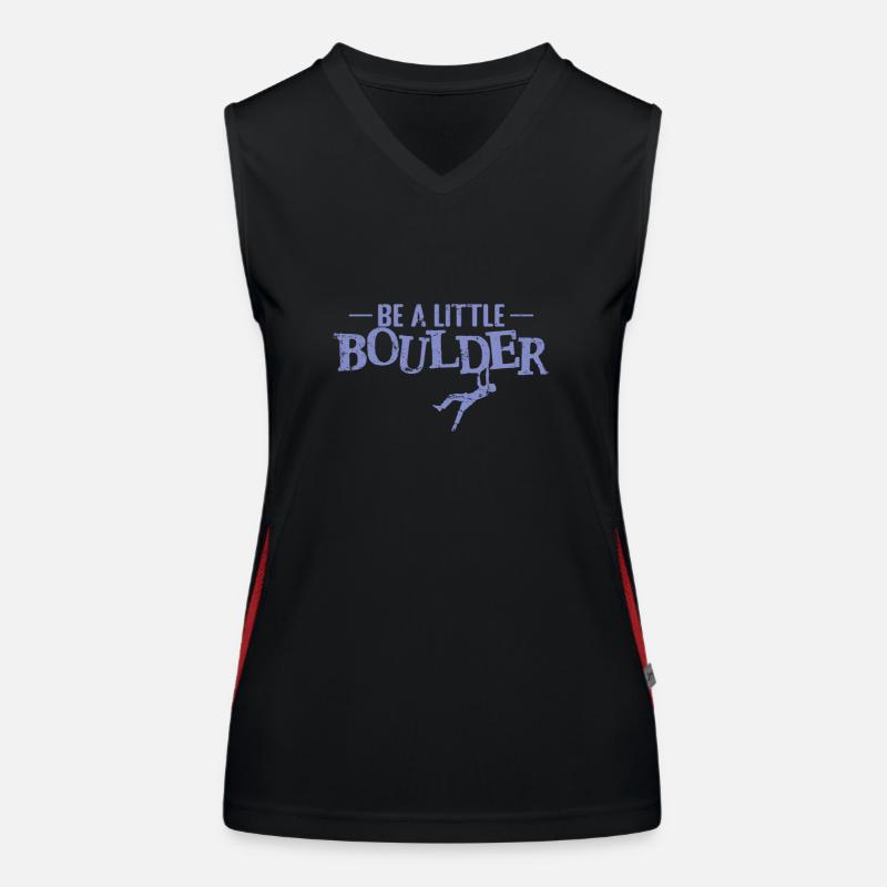Be a little Boulder Funktionelles Kontrast-Tank Top für Frauen