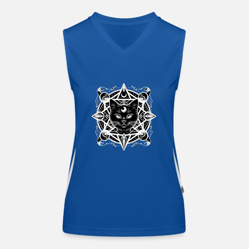 Ostern Ostara Eostre Heidnischer Frühling Hase Funktionelles Kontrast-Tank Top für Frauen