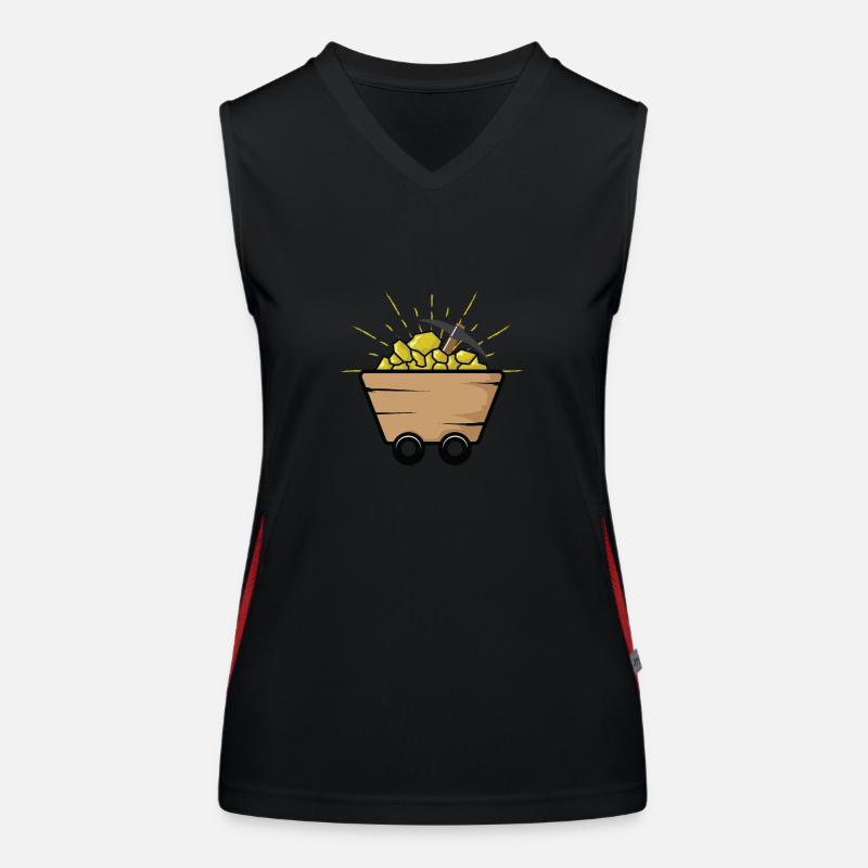 Cart with Aurum Women's Functional Contrast Tank Top