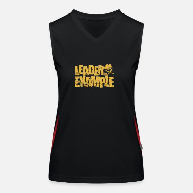 Leader by Example Funktionelles Kontrast-Tank Top für Frauen