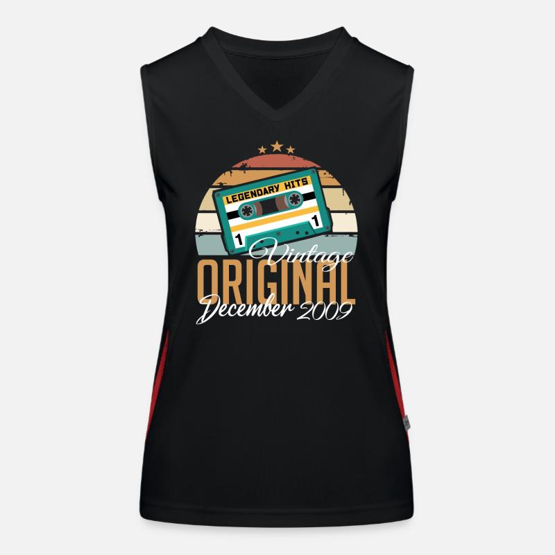 December 2009 - Legends were born in 2009 Women's Functional Contrast Tank Top