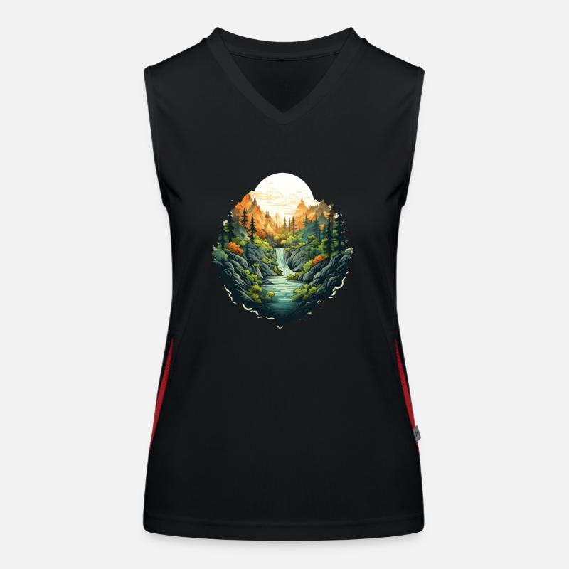 Landscape Women's Functional Contrast Tank Top