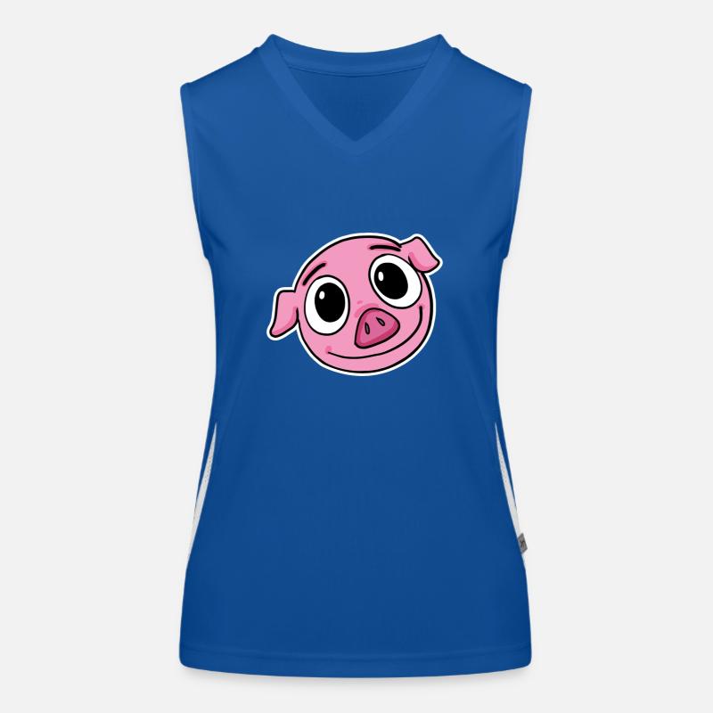 Pig Head Women's Functional Contrast Tank Top
