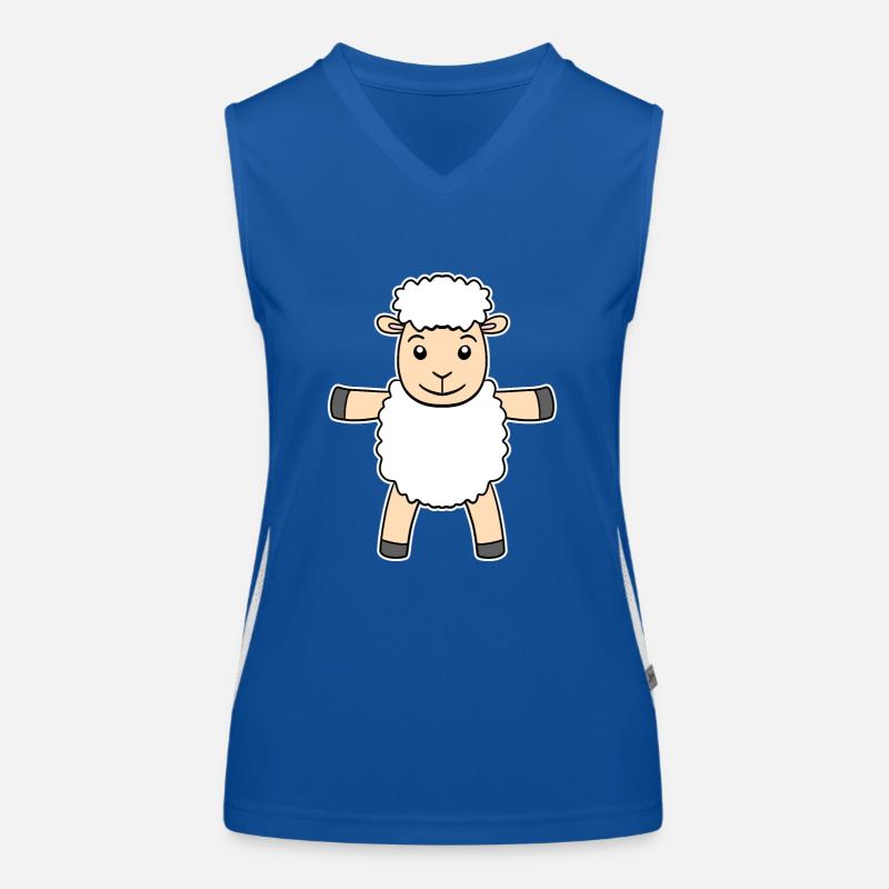 schaf Funktionelles Kontrast-Tank Top für Frauen