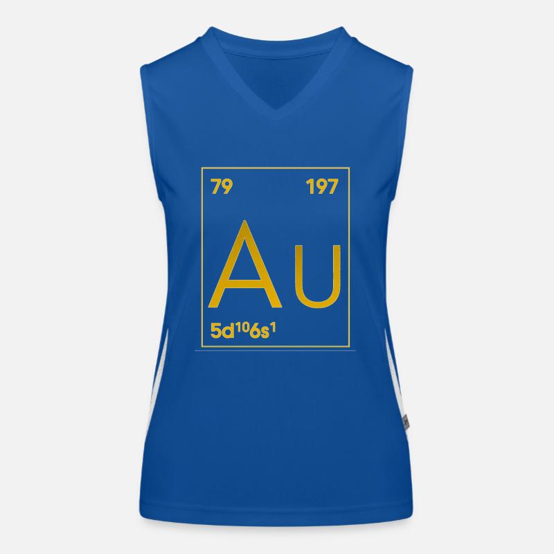 Gold as an element Aurum Women's Functional Contrast Tank Top