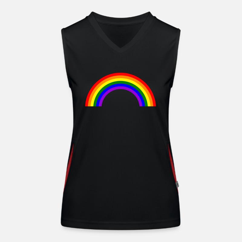 Rainbow Women's Functional Contrast Tank Top