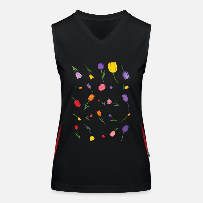 Source Débardeur respirant contrasté Femme